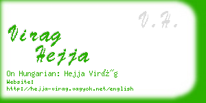 virag hejja business card